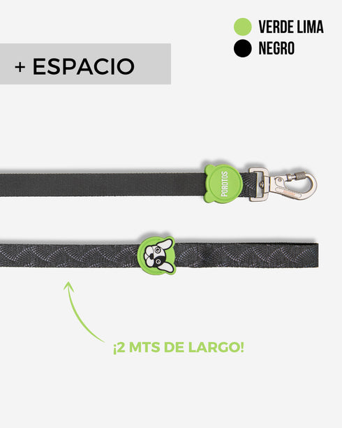 Correa Estándar VULKAN Negro Lima * 2 Mts